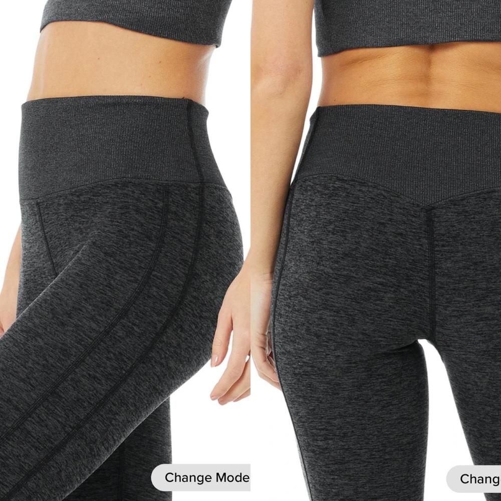 Alo High-Waist Alosoft Lounge Legging Dark Grey